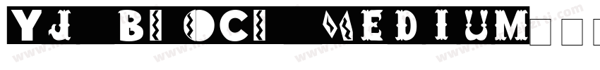 Yj BLOCK Medium字体转换